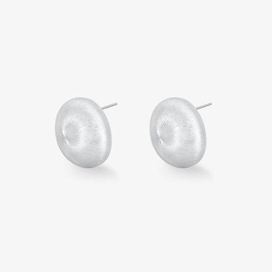 Brushed Ball Earrings (S/M)