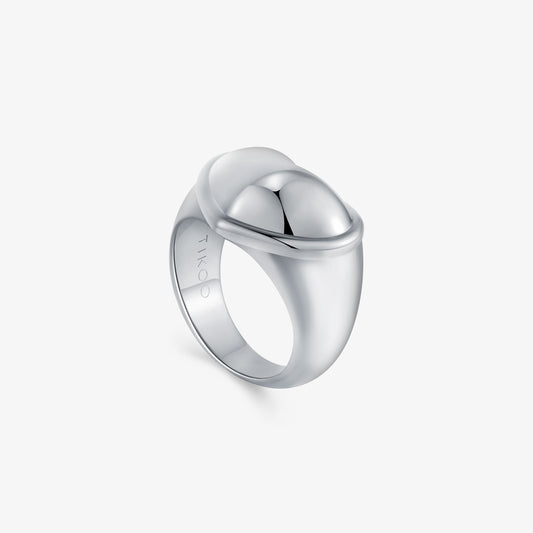 Polished Heart Ring
